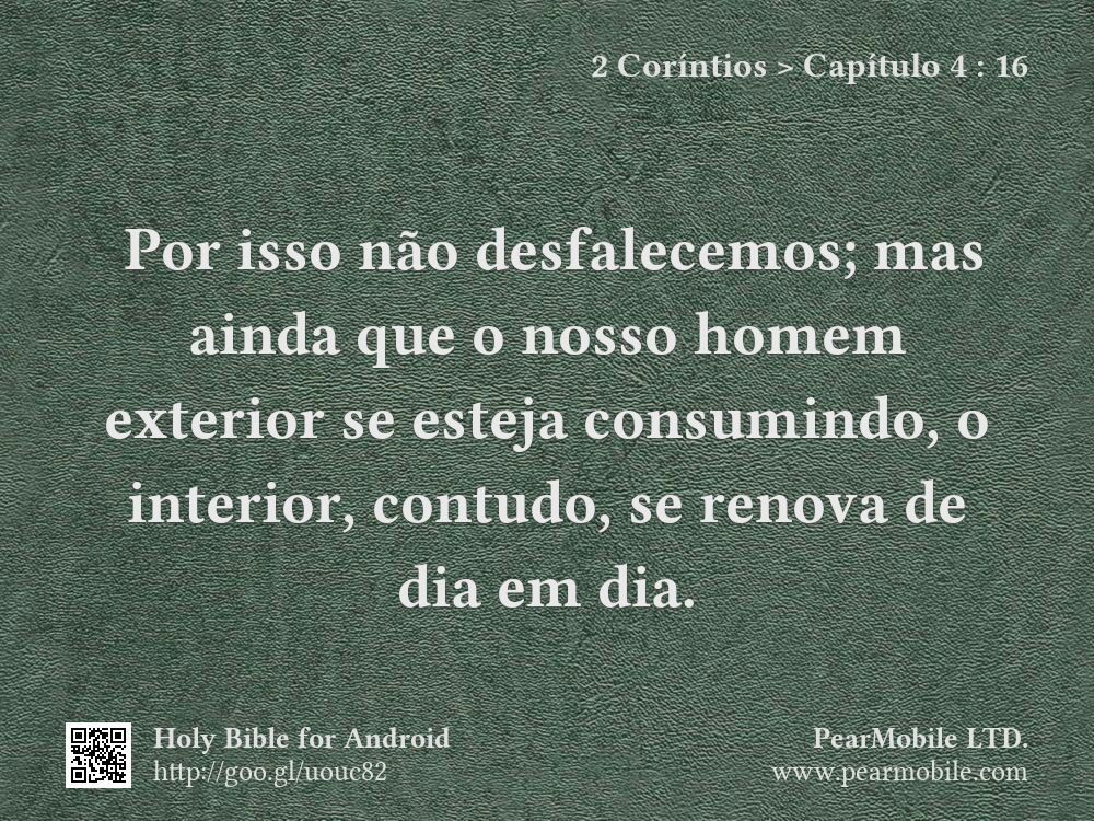 2 Coríntios, Capítulo 4:16